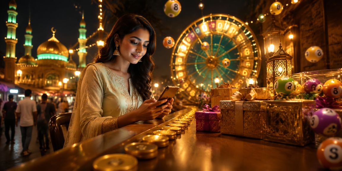নারায়ণগঞ্জে ঈদের উৎসব উপলক্ষে লটারির ভাউচার ছবি